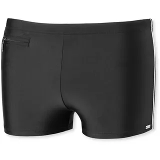 SCHIESSER Herren, Komfort mit Bein Badehose, schwarz M EU