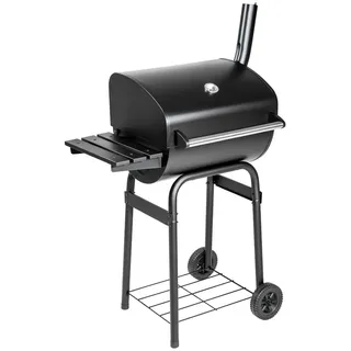 Tectake Holzkohlegrill schwarz