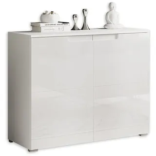 HBZ Spice 100 x 80 x 40 cm Hochglanz Weiß