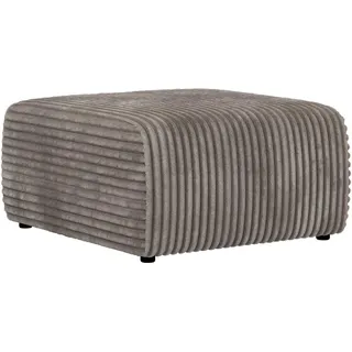 MKS Pouf Nessaro - Hellbraun Cord , Kunststoff , Rechteckig , 87x44x96 cm , Oeko-Tex® Standard 100 , Wohnzimmer, Sessel, Hocker & Hockerbänke, Poufs