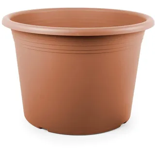 Pflanzkübel Cylinder 80 cm Terracotta Modern - Kunststoff, UV-beständig