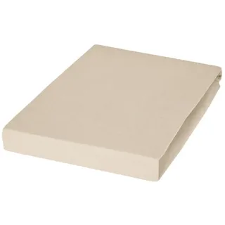 Topper-Spannbetttuch 5001 Jersey 180 x 200 - 200 x 220 cm naturell