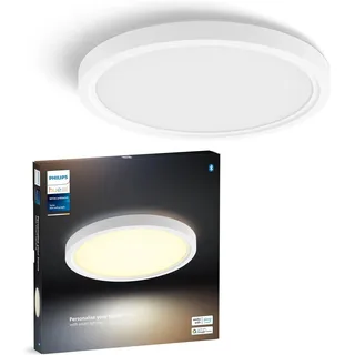 Philips Hue LED-Panel Tento White Ambiance S Weiß Ø 29,1 cm