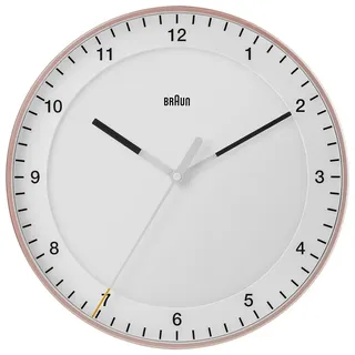 Braun Bc 17 Pw Wanduhr - Pink / White - One Size