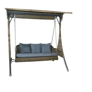 Gartenhängesessel aus Rattan, Modell ACAPULCO