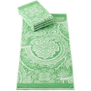 Bassetti MERGELLINA Handtuch aus 100% Baumwolle in der Farbe Grün V1, Maße: 50x100 cm -9329093