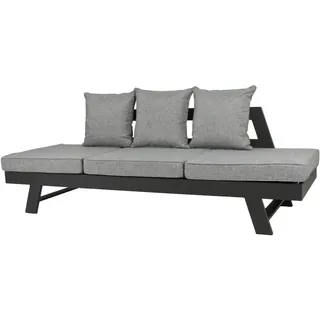 Garden Pleasure DONNA Loungesofa grau