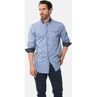 Langarmhemd BABISTA "Hemd ROMANTENTO", Herren, Gr. S, weit, blau (hellblau), Obermaterial: 100% Baumwolle CO., Hemden Langarmhemd