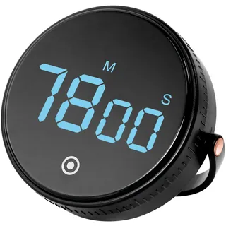 AiQInu Eieruhr Digital, Timer Küche, Küchentimer Magnetisch, Timer Digital, Küchenwecker, Kurzzeitmesser Digital, Countdown Timer Großes LED-Display, 3-stufige Lautstärke