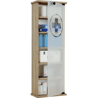 VCM Medizinschrank Arzneischrank Gusal - Bronze