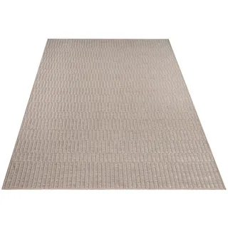 Paco Home Outdoorteppich 150/150 cm Vermont 192 , Beige , Textil , Quadratisch , 150x150 cm , strapazierfähig, für Fußbodenheizung geeignet , Teppiche und Böden, Teppiche, Outdoorteppiche
