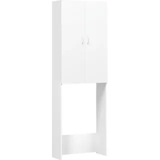 vidaXL Waschmaschinenschrank Weiß 64x25,5x190 cm - Weiß