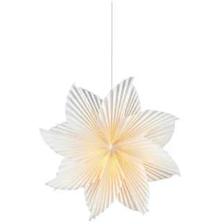 Markslöjd Dekostern , Weiß , Papier , Stern , Stern , 60x60x16 cm , zum Hängen , Dekoration, Dekofiguren & Skulpturen, Dekosterne