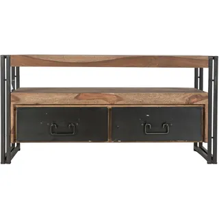 SIT Möbel PANAMA Lowboard 112 cm Braun/Massivholz/Metall
