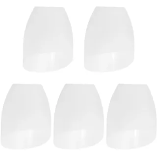 Alipis Hufeisen Lampenschirm aus Glas 5 Stück E14 Schräg Design für Wohnzimmer Schlafzimmer Büro Tischlampe
