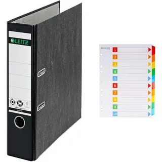Leitz 1080 DIN A4 80 mm Schwarz 1 St.