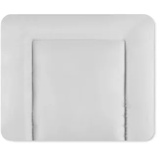 Julius Zöllner Wickelauflage Softy 65x75 cm - Wickelunterlage - wasserdicht und abwischbar - Made in Germany – Oeko-Tex Standard 100 – uni hellgrau