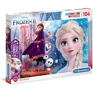 clementoni 20164 - 104 Teile Jewels Puzzle - Disney Frozen 2 / Die Eiskönigin 2