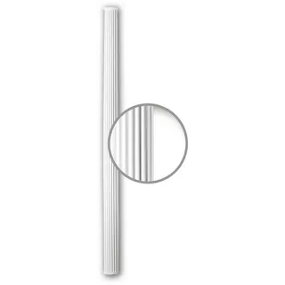 PROFHOME DECOR PROFHOME 116081 Halbsäulen Schaft Säule Zierelement Stuckdekor