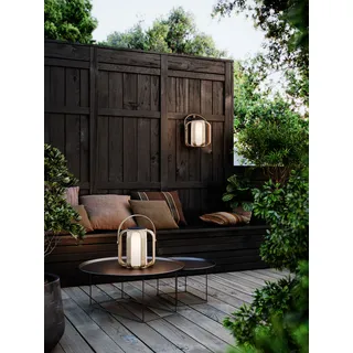 Nordlux LED Außen-Tischleuchte »BOB« LED-Modul Akku Leuchte, braun