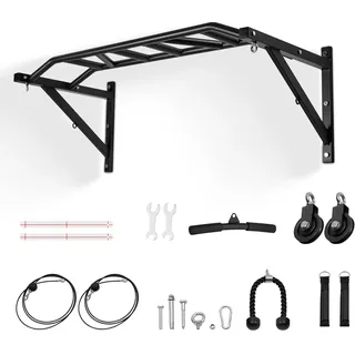 Vevor Klimmzugstange Schwarz 127 cm
