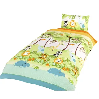 Dschungel Boogie Kinder Bettbezug Set - Einzelbett