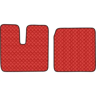 Teppich Lampa , ein paar aus Skeentex - Rot - kompatibel für Man TGA (03/99>05/10) wide cab