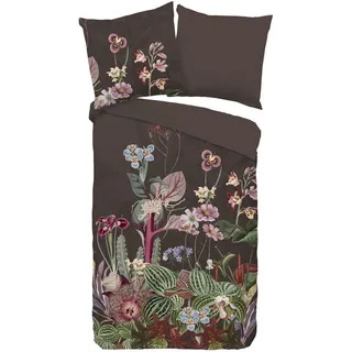 Good Morning Phoebe Floral Braun 135 x 200 cm + 80 x 80 cm