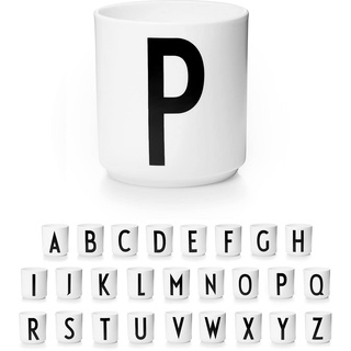 Design Letters Porzellan Kaffeetassen | Ideal für Weihnachtsdeko, Weihnachtsgeschenke | Kaffeebecher Geschenke für Frauen, Männer | Tasse mit Buchstaben für Weihnachtsdeko Innen, Tischdeko | 250 Ml