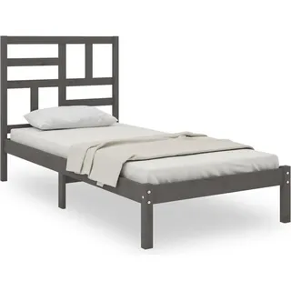 vidaXL Massivholzbett ohne Matratze 200x200 cm - Braun