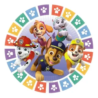 Amscan Paw Patrol 8 Teller bunt