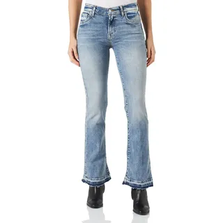 7 For All Mankind Damen Jsbtu940 Jeans, Light Blue, 24 EU