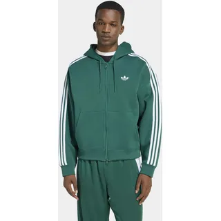 Kapuzensweatshirt ADIDAS ORIGINALS "SPACER HOODIE", Herren, Gr. XXL, grün (collegiate grün), Obermaterial: 53% Baumwolle, 47% Polyester, normal, Rundhals, angesetztes Bündchen, Sweatshirts Kapuzensweatshirt, mit Reißverschluss, lockere Oversize-Passform