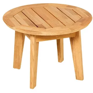 Beistelltisch Diana Mosaik-Teak - 50 cm rund