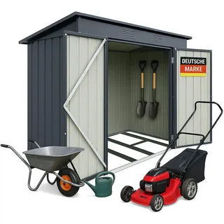 Albatros Gerätehaus 1,76 x 1,12 m Grau