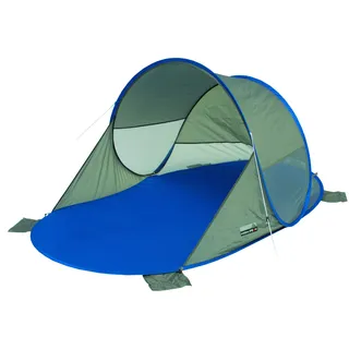High Peak Pop Up Strandmuschel Calvia, blau/grau, 10124