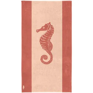 Seahorse Strandtuch »Flow« 100x180, für Strand und Pool, Seepferdchen, Maritim, beige