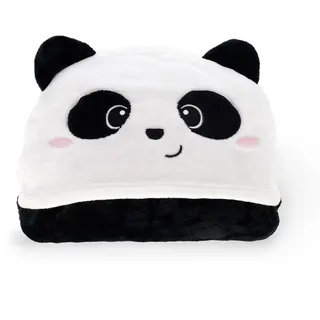 Legami Cosy Hugs Kuscheldecke 150 x 125 cm Schwarz/Weiß