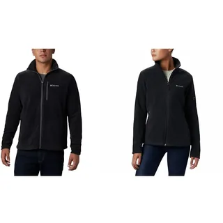Columbia Herren, Fleecejacke Mit Durchgehendem Reißverschluss, Schwarz, XL & Fast Trek II Jacket Fleecejacke Mit Durchgehendem Reißverschluss für Damen