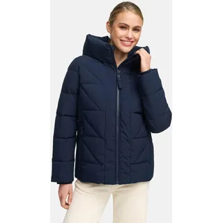 Winterjacke MARIKOO "Marikoo Kuschelnasee Damen Herbst Winter Steppjacke N076", Kinder, Gr. XL, blau (navy), Obermaterial: 100% Polyester PES., Jacken Winterjacke