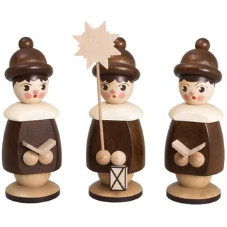 Miniaturfiguren 3 Kurrendefiguren natur Höhe 10cm NEU Weihnachten figuren Kirche