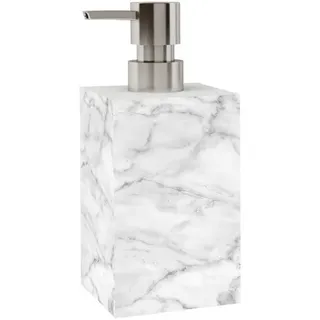 Sanilo Badaccessoire-Set »Marmor« 2-teiliges Set aus Seifenspender und WC-Bürste, grau