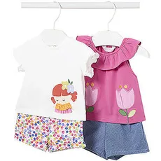 MAYORAL Baby Set 4-teilig T-Shirts und Shorts