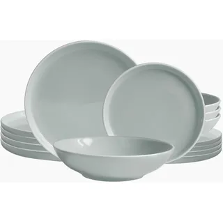Echtwerk Nerea Tafelservice 18-tlg. Grau/Nature-Design