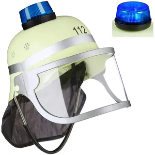 Relaxdays Feuerwehrhelm Kinder Einheitsgröße