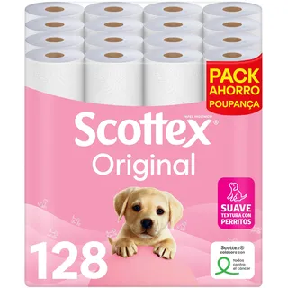 Scottex Original Toilettenpapier 128 Rollen