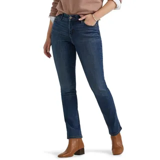 Lee Damen Ultra Lux Comfort with Flex Motion Straight Leg, Übergröße Jeans, Royal Chakra, 26 Plus Petite