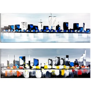 ENCUENTRA TU ESTILO Leinwandbild 2 er Set City