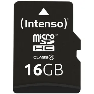 microSD Class 4 + SD-Adapter 16 GB