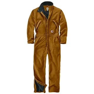CARHARTT Washed Duck Insulated Coverall braun 4XL